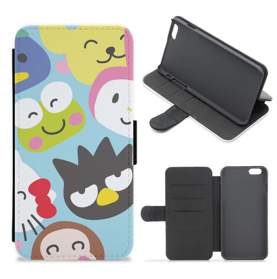 Pattern - Hello Kitty Flip / Wallet Phone Case
