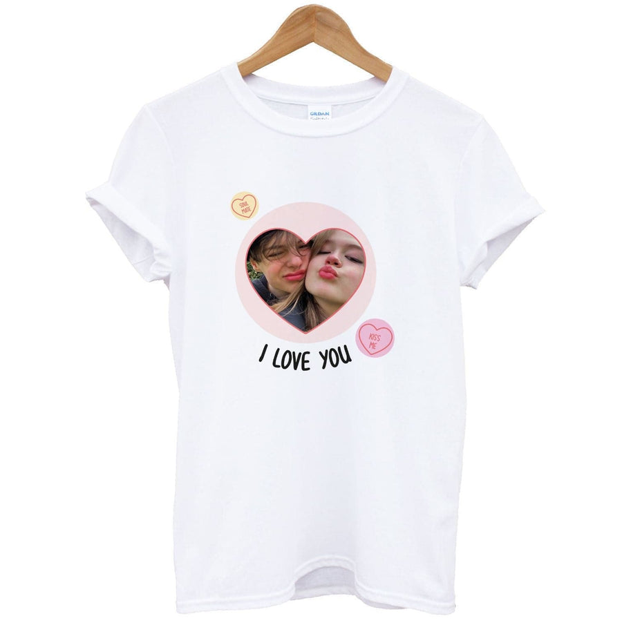 I Love You - Personalised Couples T-Shirt