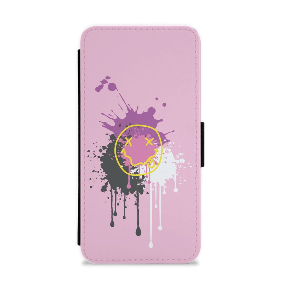 Pink Graffiti - Skate Aesthetic  Flip / Wallet Phone Case