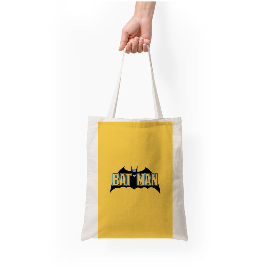 Yellow Batman Logo Tote Bag
