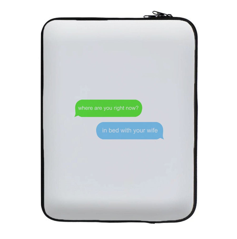 Where Are You Right Now? - Pete Davidson Laptop Sleeve