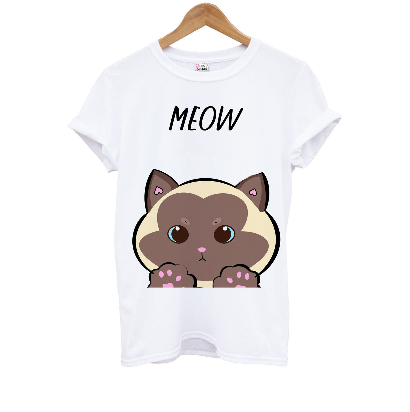 Meow Green - Cats Kids T-Shirt