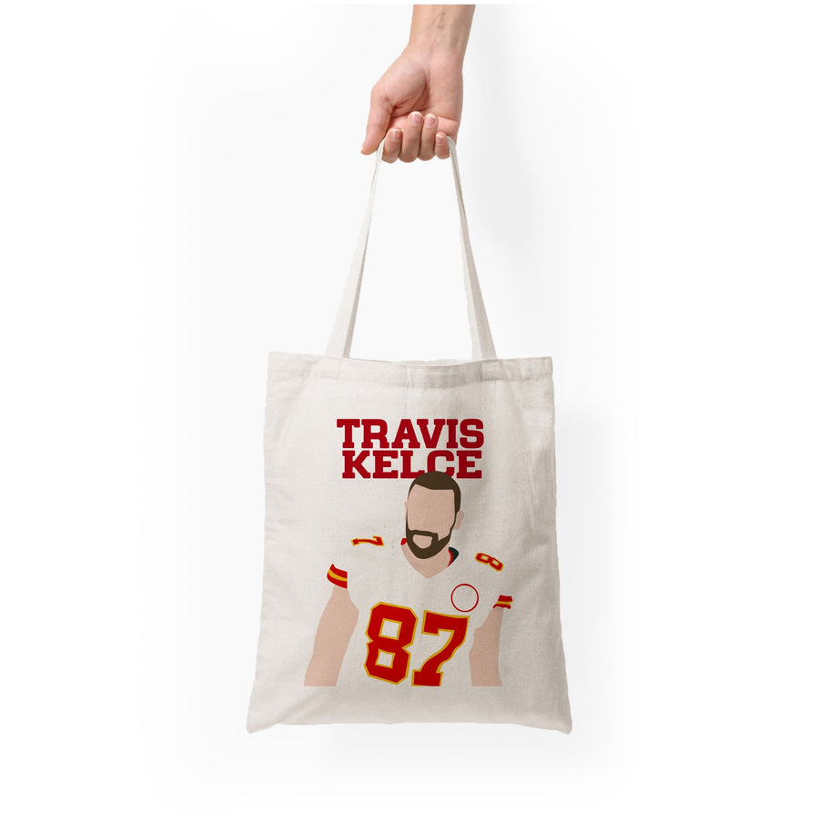 Red Travis Tote Bag