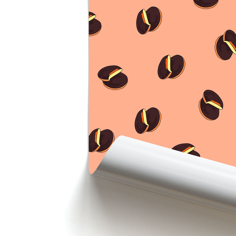 Jaffa Cakes - Biscuits Patterns Poster