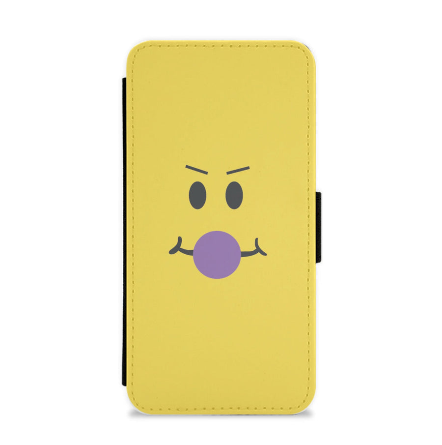 Yellow Face Purple - Roblox Flip / Wallet Phone Case