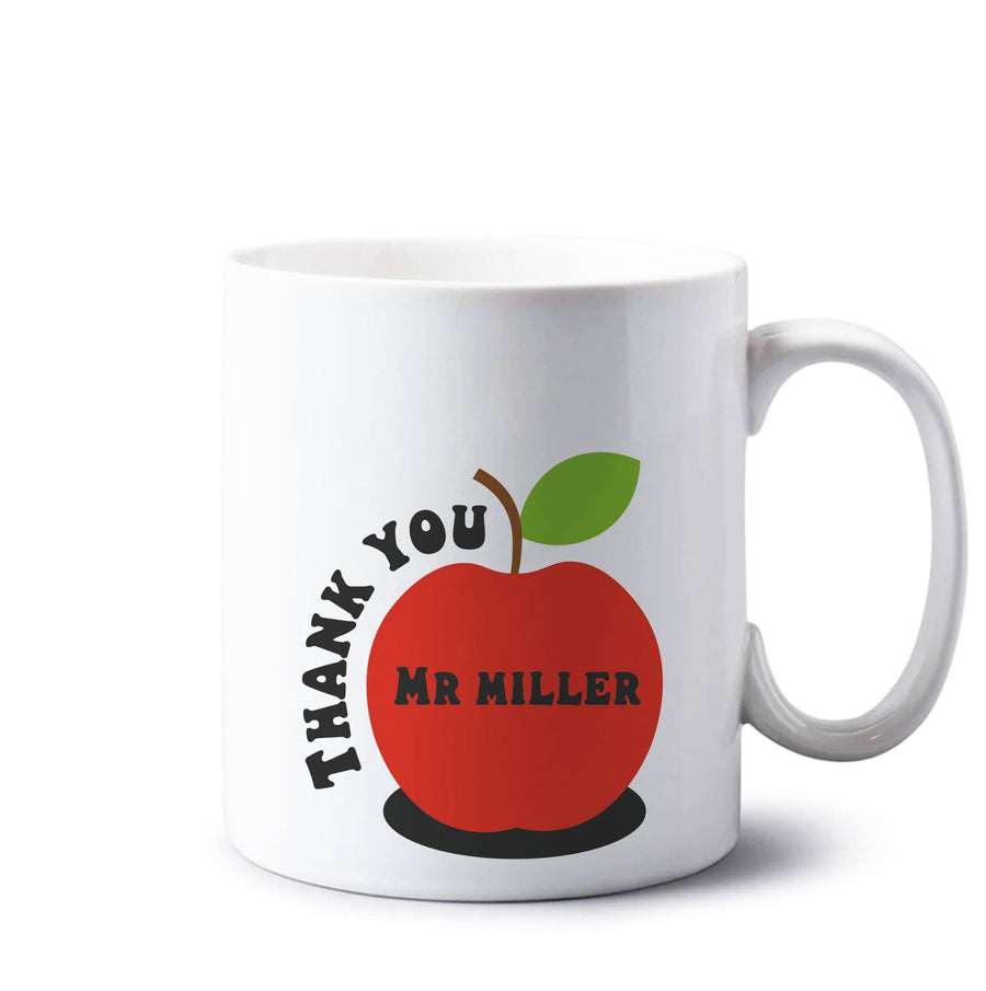 Apple - Personalised Teachers Gift Mug