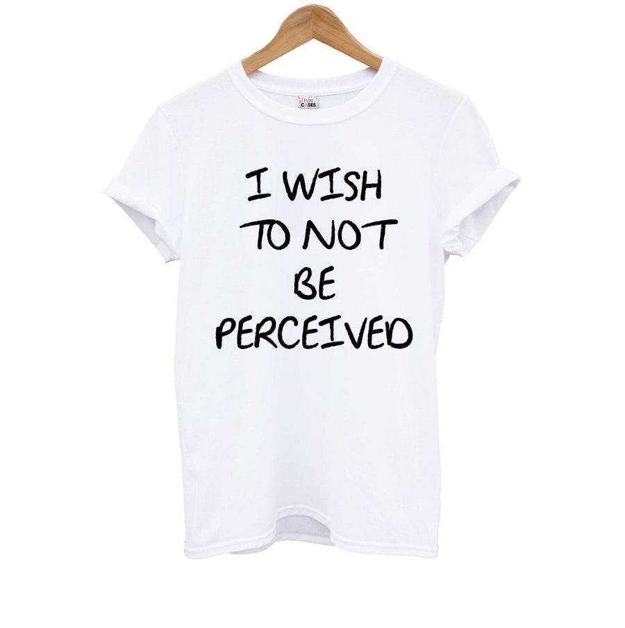 I Wish To Not Be Perceived - Melanie Martinez Kids T-Shirt