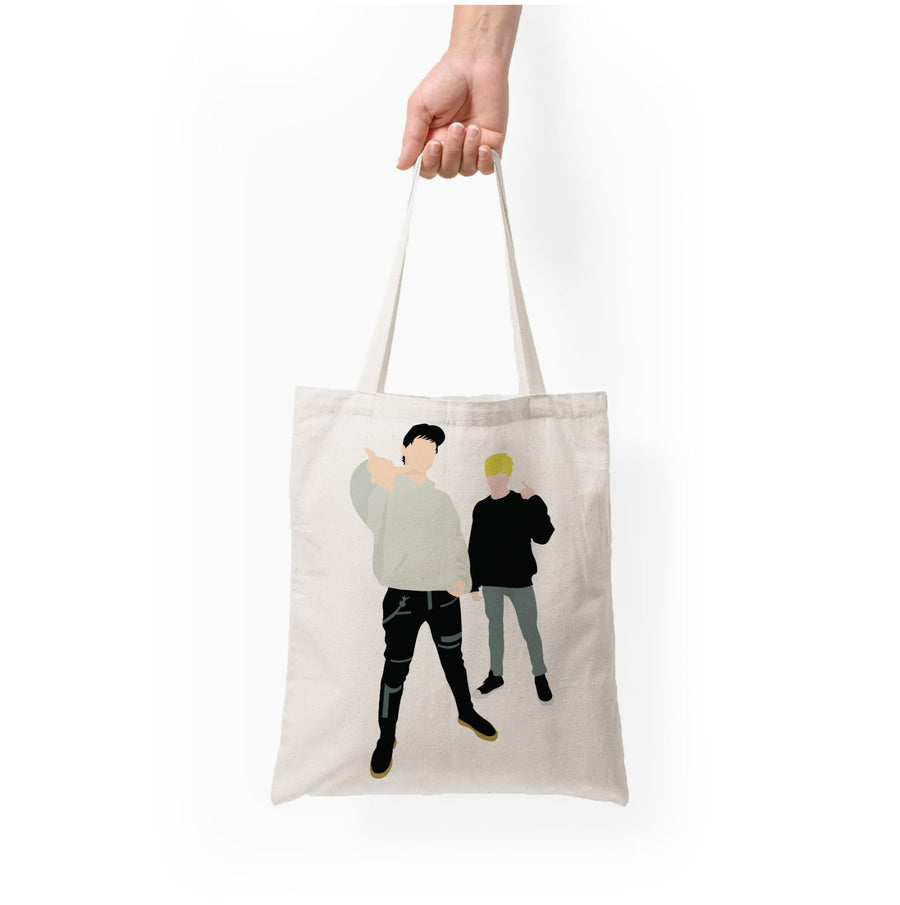 Standing - Sam And Colby Tote Bag