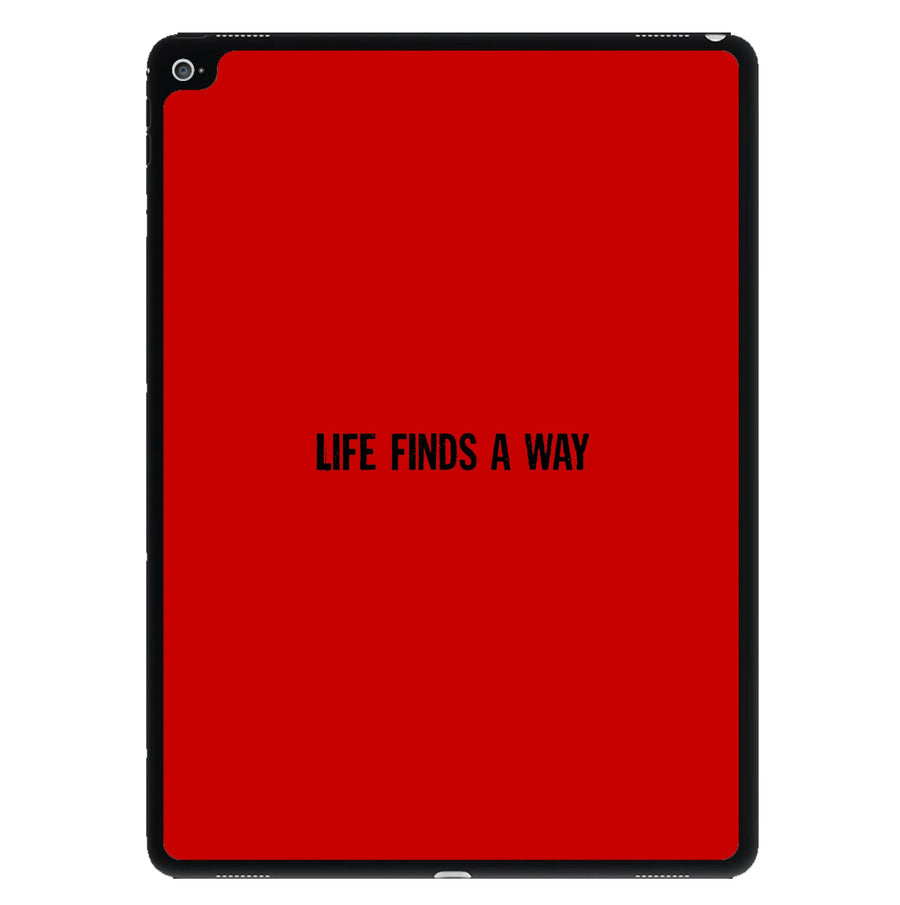 Life finds a way - Jurassic Park iPad Case