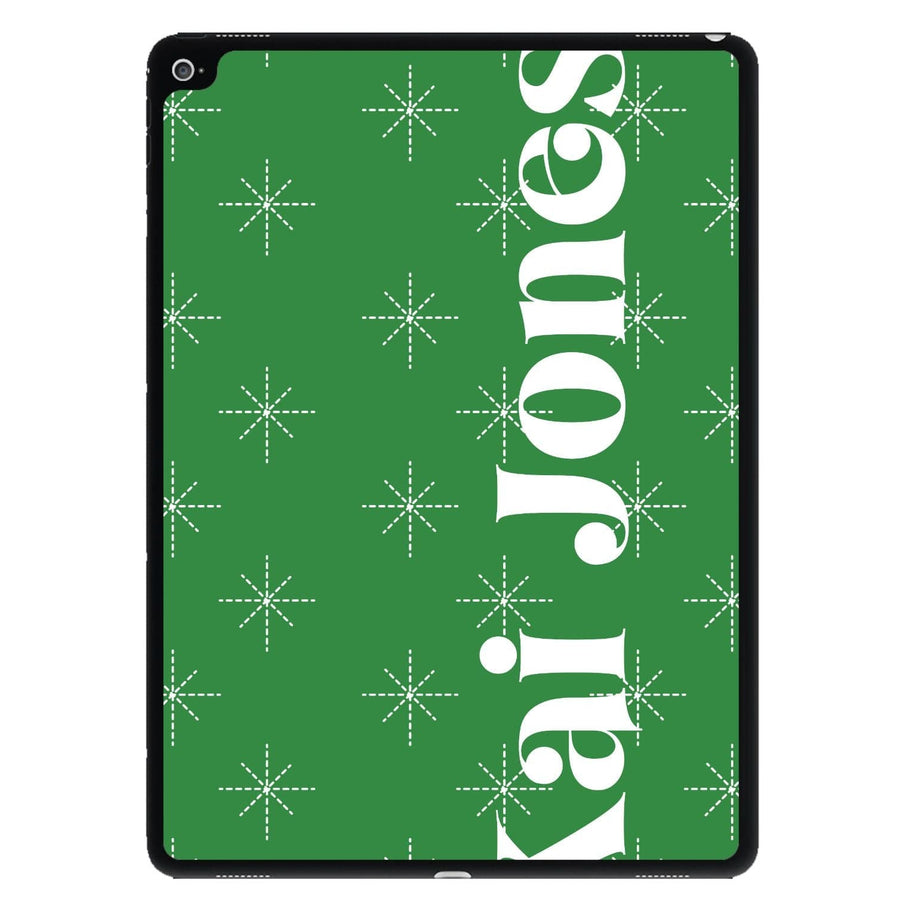 Snowflakes - Personalised Christmas  iPad Case