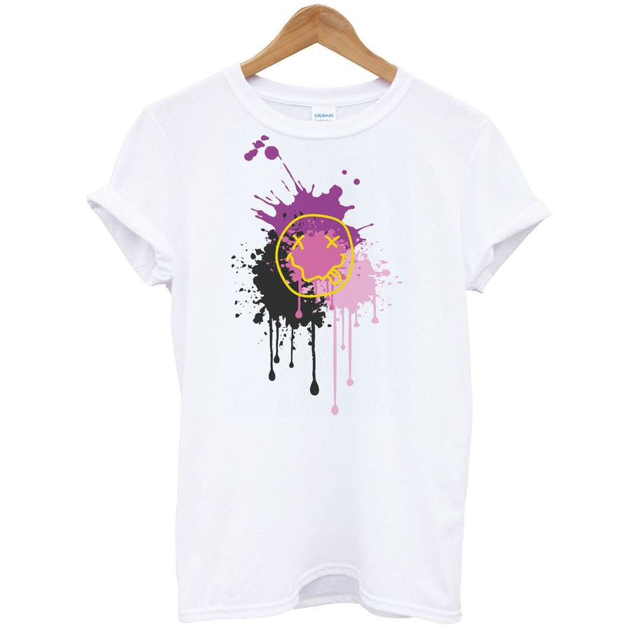 Pink Graffiti - Skate Aesthetic  T-Shirt