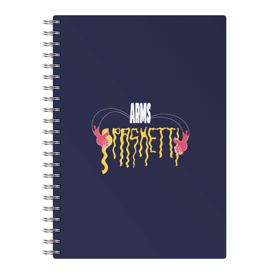 Arms Spaghetti - Dark Blue Notebook