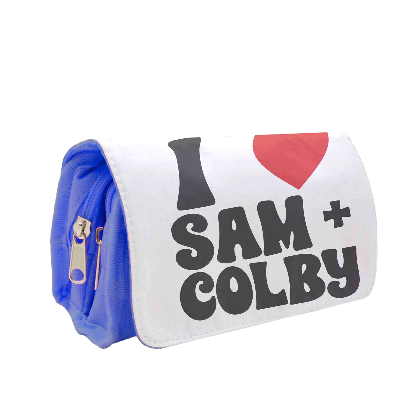 I Love Sam And Colby Pencil Case