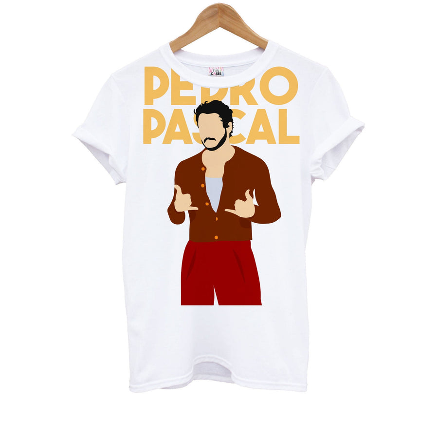 Hands Up - Pedro Pascal Kids T-Shirt