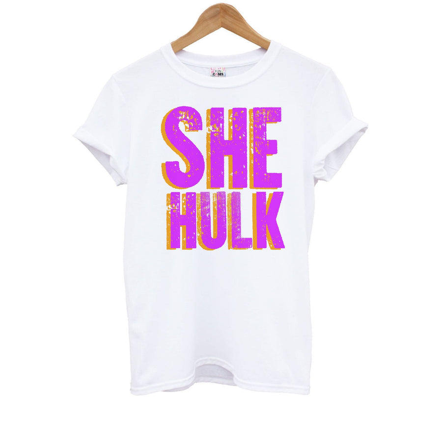 Pink - She Hulk Kids T-Shirt