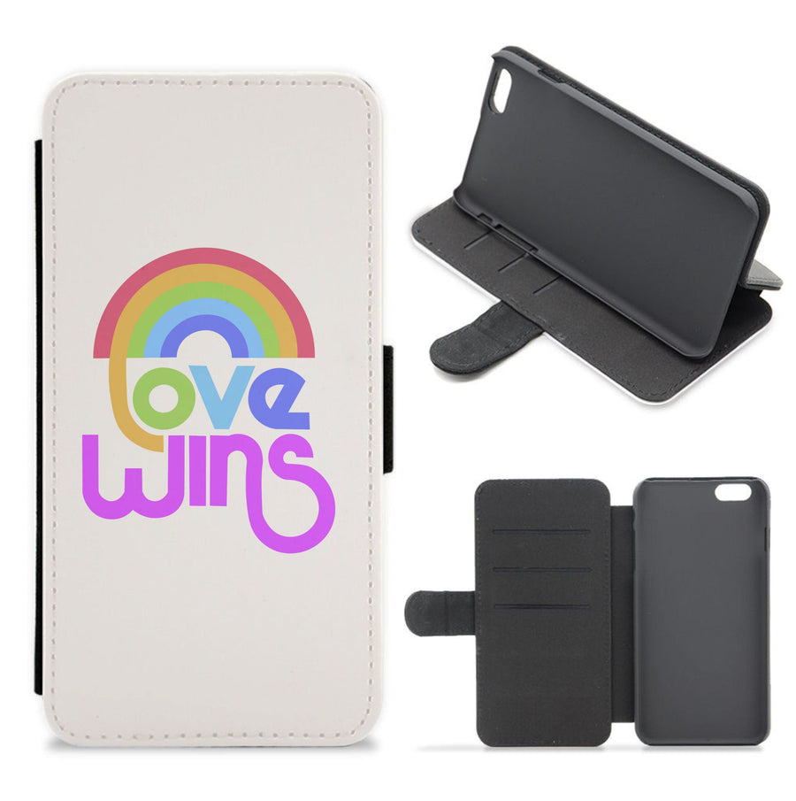 Love Wins - Pride Flip / Wallet Phone Case