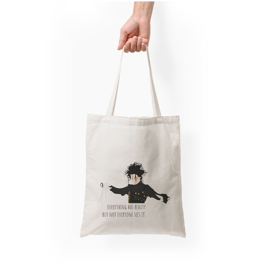 Everything Has Beauty - Edward Scissorhands Tote Bag