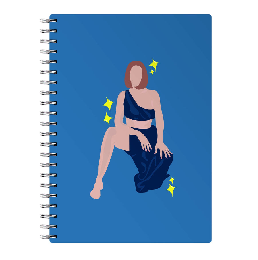 Blue dress silhouette - Khloe Kardashian Notebook