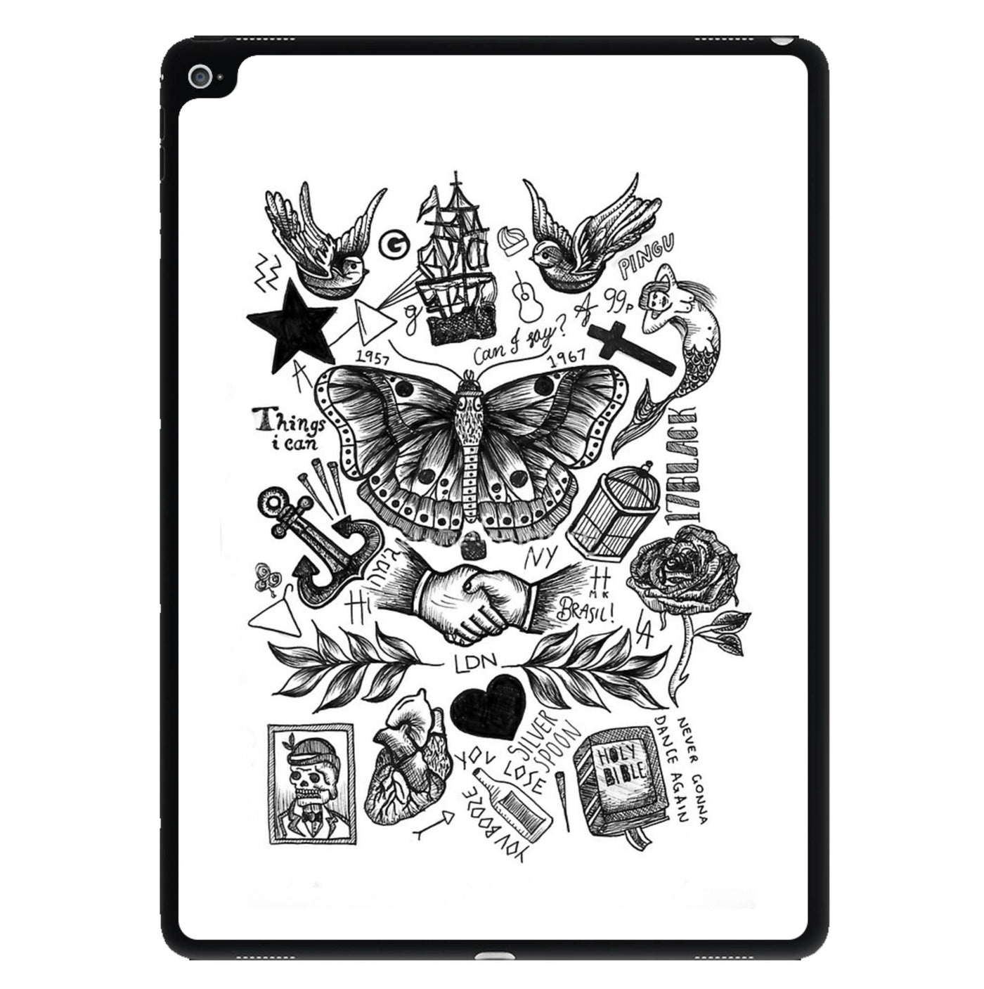Harry Tattoos iPad Case