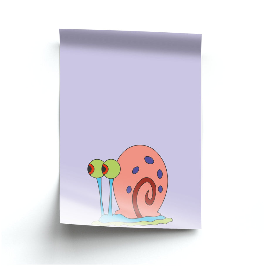 Gary The Snail - Spongebob Poster