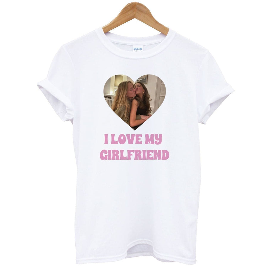 I Love My Girlfriend - Personalised Couples T-Shirt