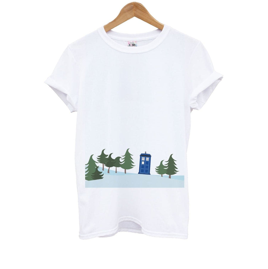 Christmas Tardis - Doctor Who Kids T-Shirt
