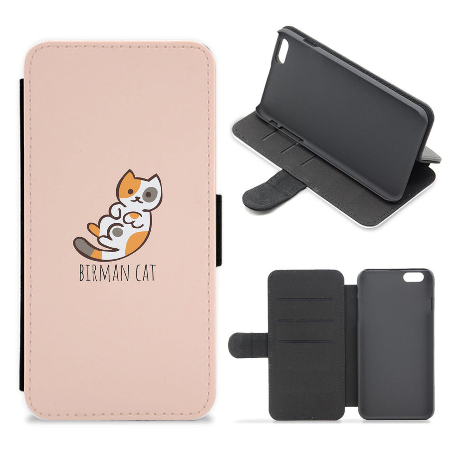 Birman Cat - Cats Flip / Wallet Phone Case