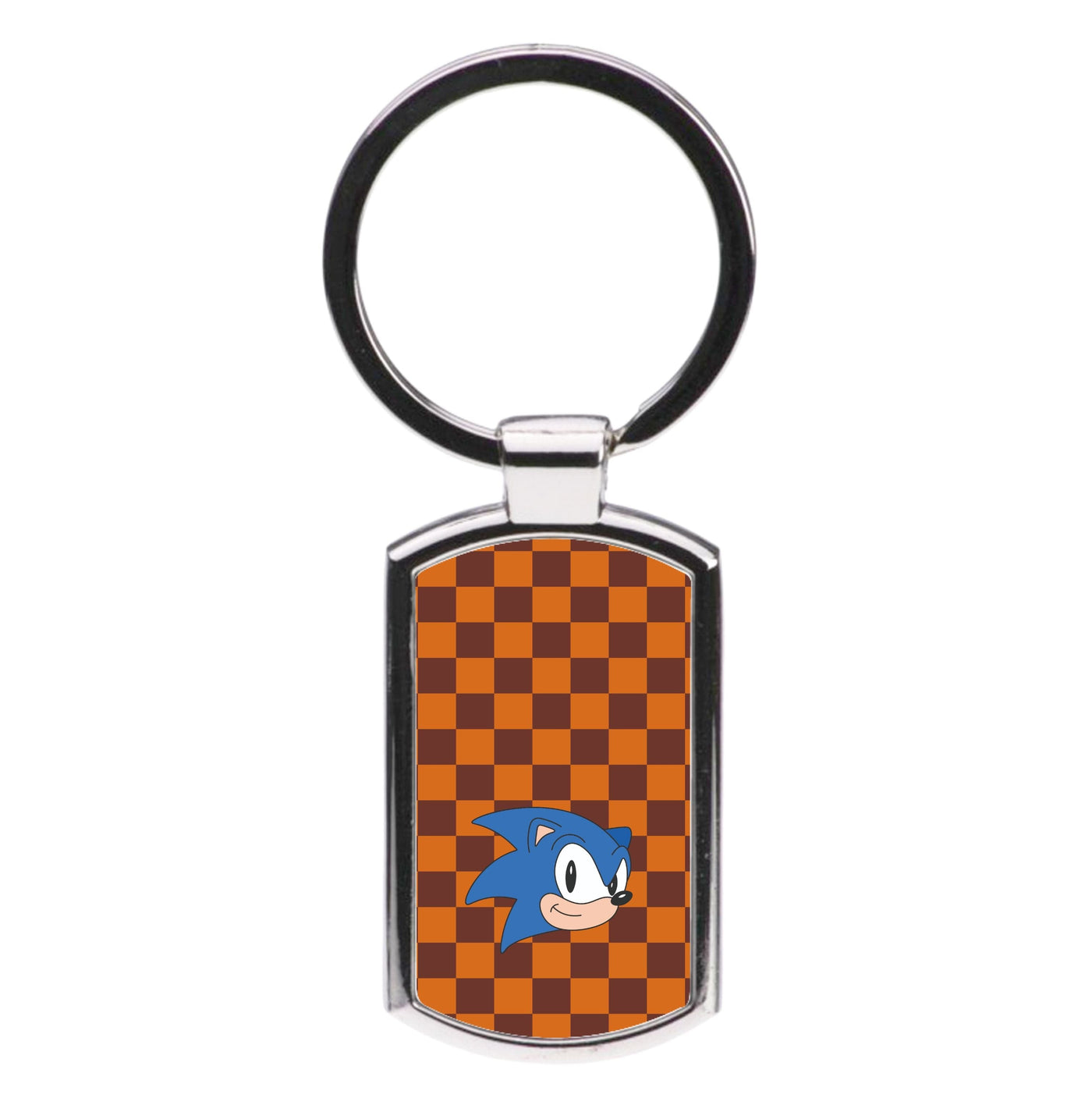 Checkered Sonic - Sonic Luxury Keyring