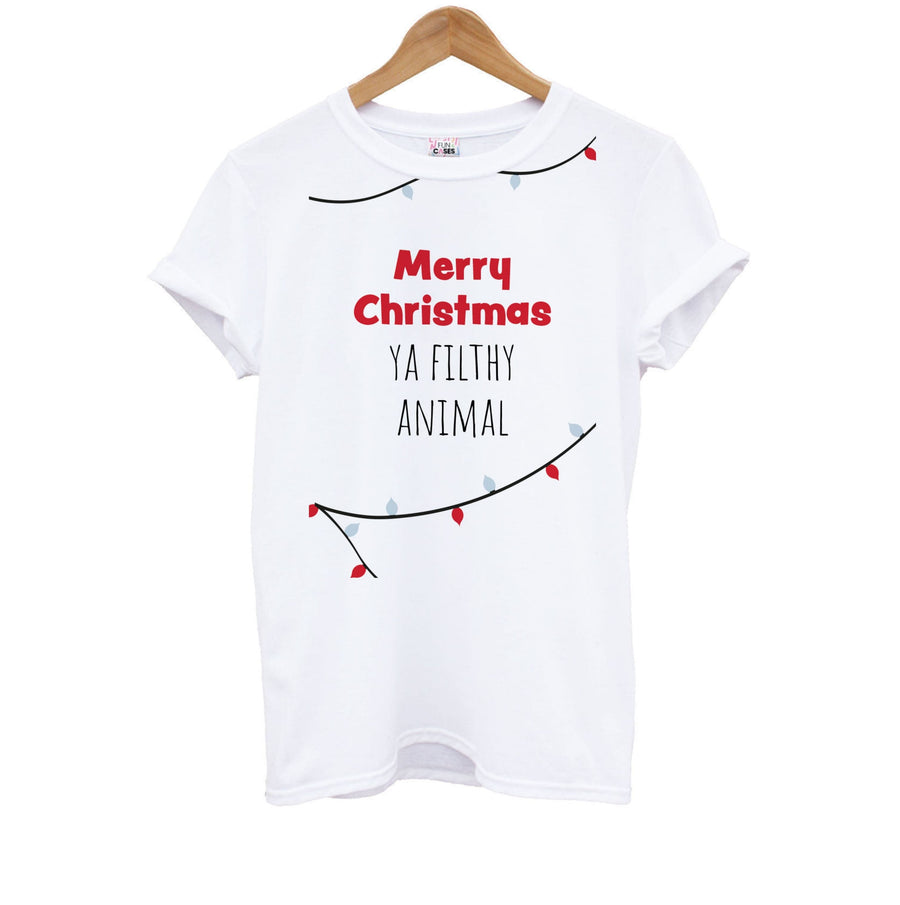 Merry Christmas Ya Filthy Animal - Home Alone Kids T-Shirt