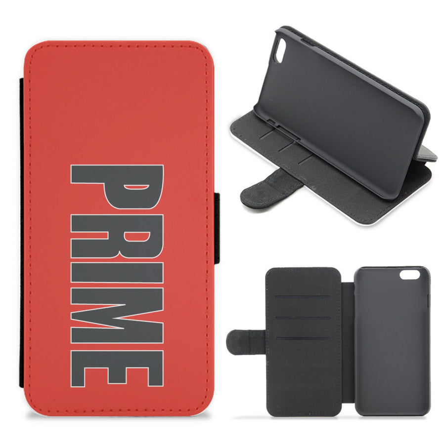 Prime - Red Flip / Wallet Phone Case