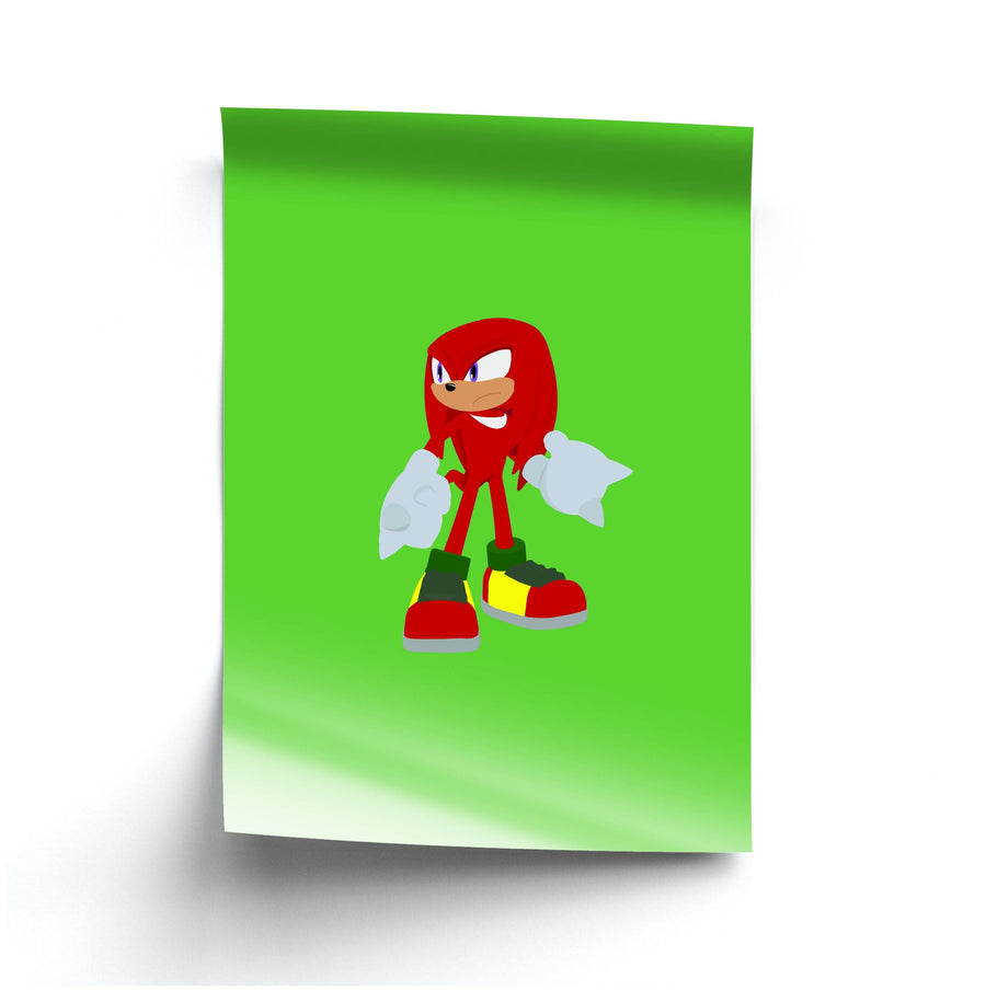 Knuckles - Sonic Poster