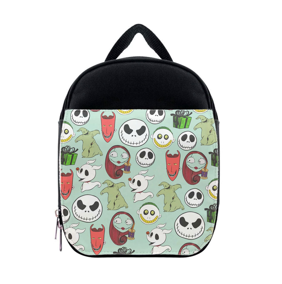 Nightmare Before Christmas Characters Pattern Lunchbox
