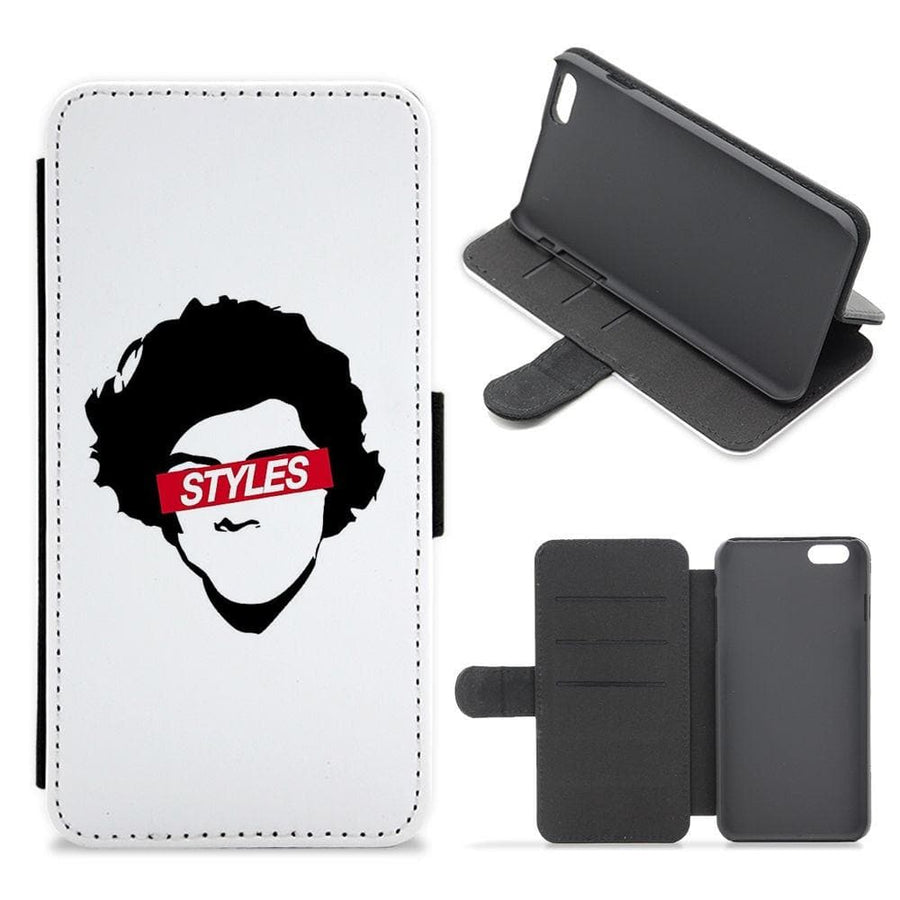Red Styles Eyes - Harry Styles Flip / Wallet Phone Case - Fun Cases