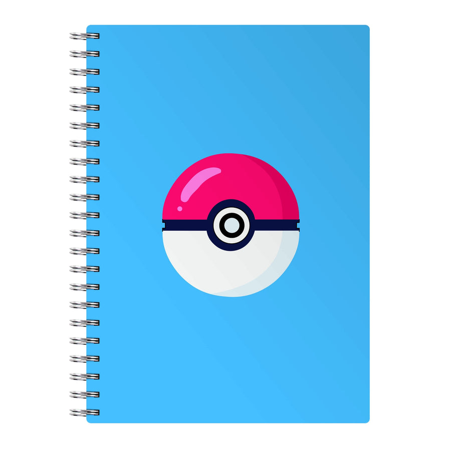 Pokemon ball - blue Notebook