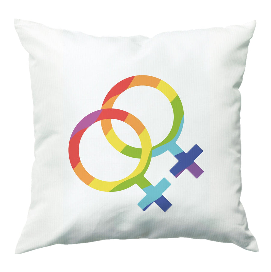 Gender Symbol Female - Pride Cushion