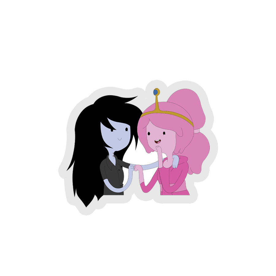 Marceline And Bubblegum - Adventure Time Sticker