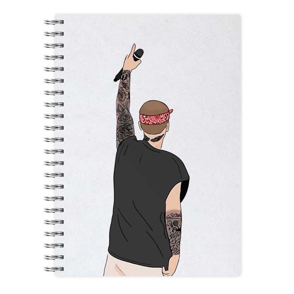Justin Bieber Back Concert Cartoon Notebook - Fun Cases