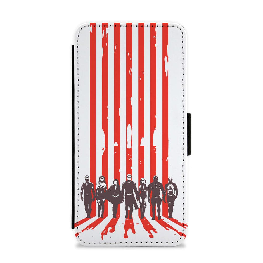 The Seven Silhouettes - The Boys Flip / Wallet Phone Case