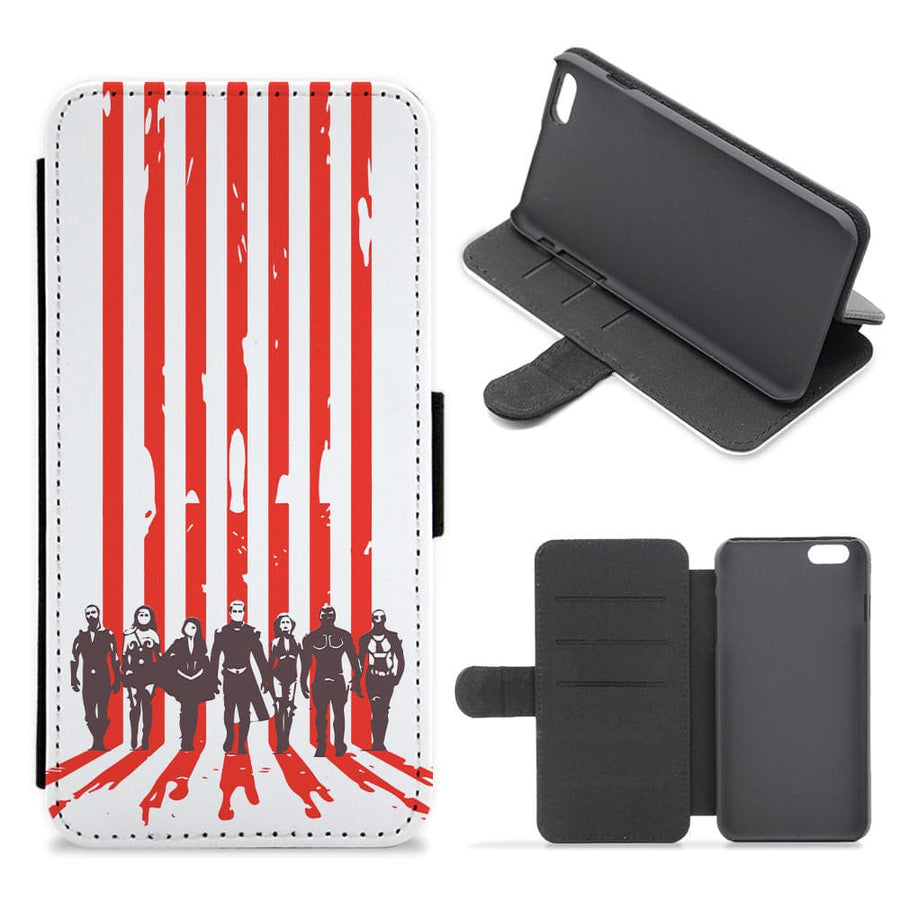 The Seven Silhouettes - The Boys Flip / Wallet Phone Case