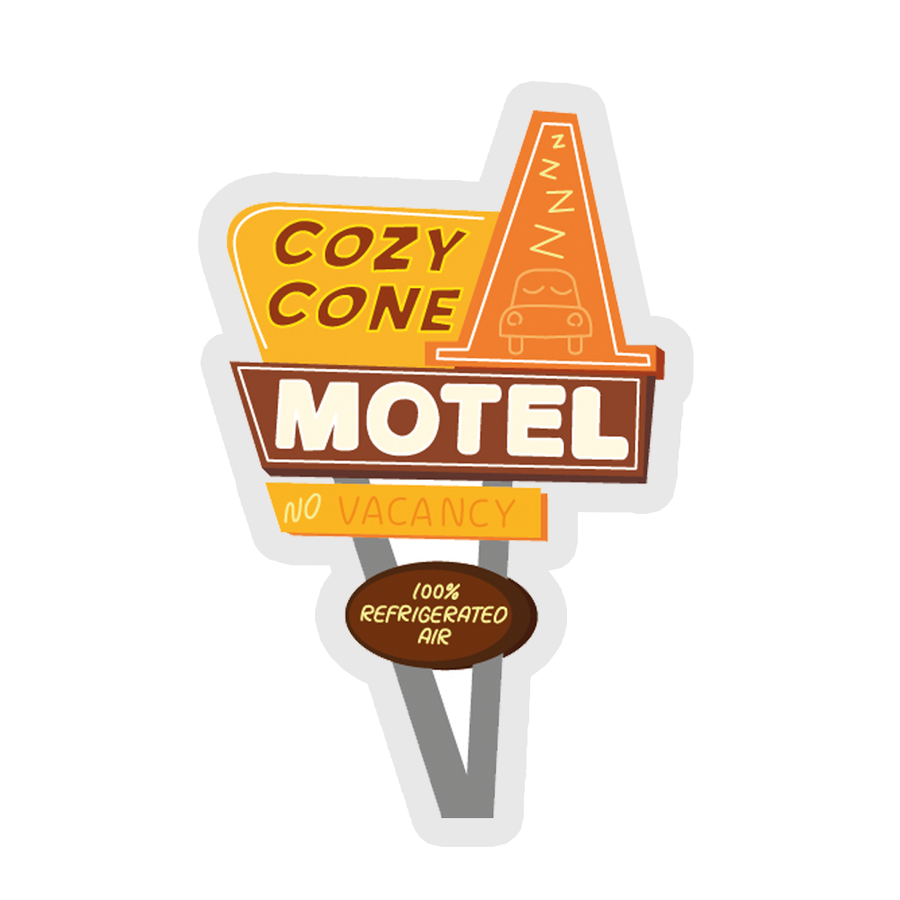 Cozy Cone Motel - Cars Sticker