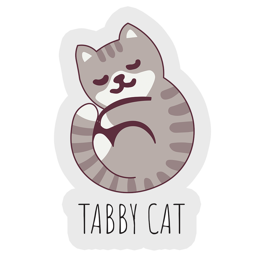 Tabby Cat - Cats Sticker