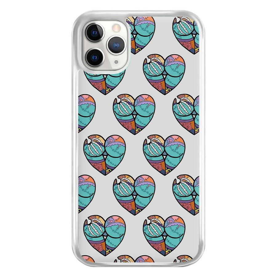 Sally And Jack Heart Pattern - Nightmare Before Christmas Phone Case