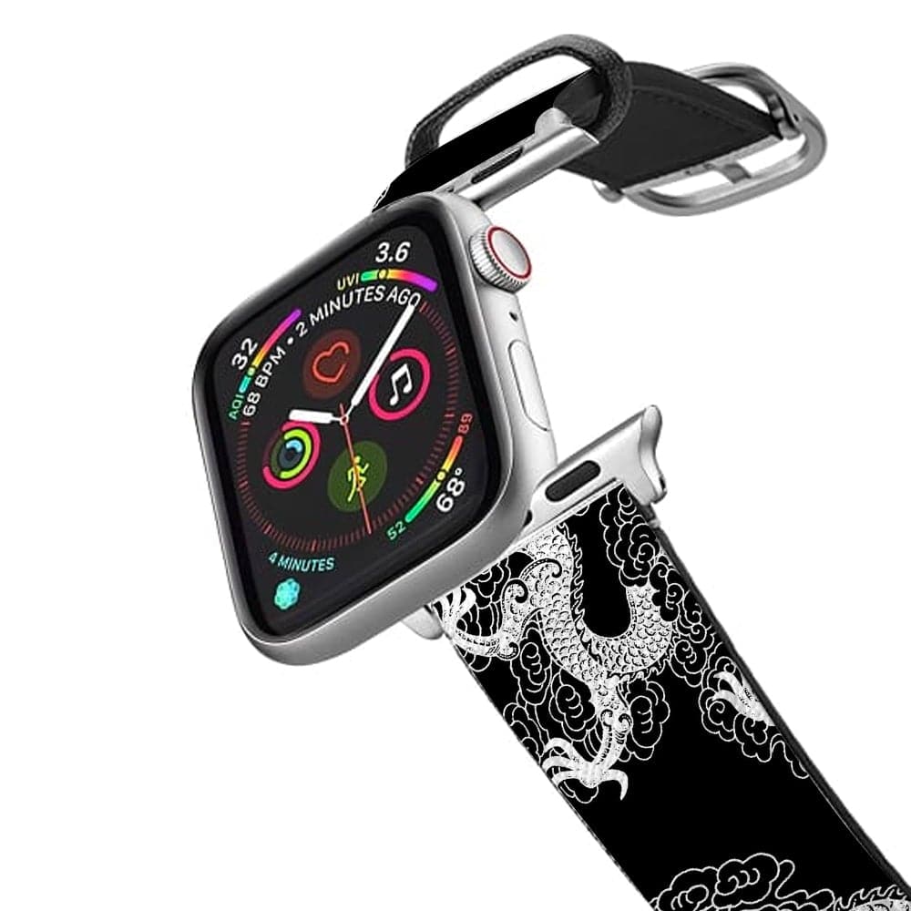 White Dragon Apple Watch Strap