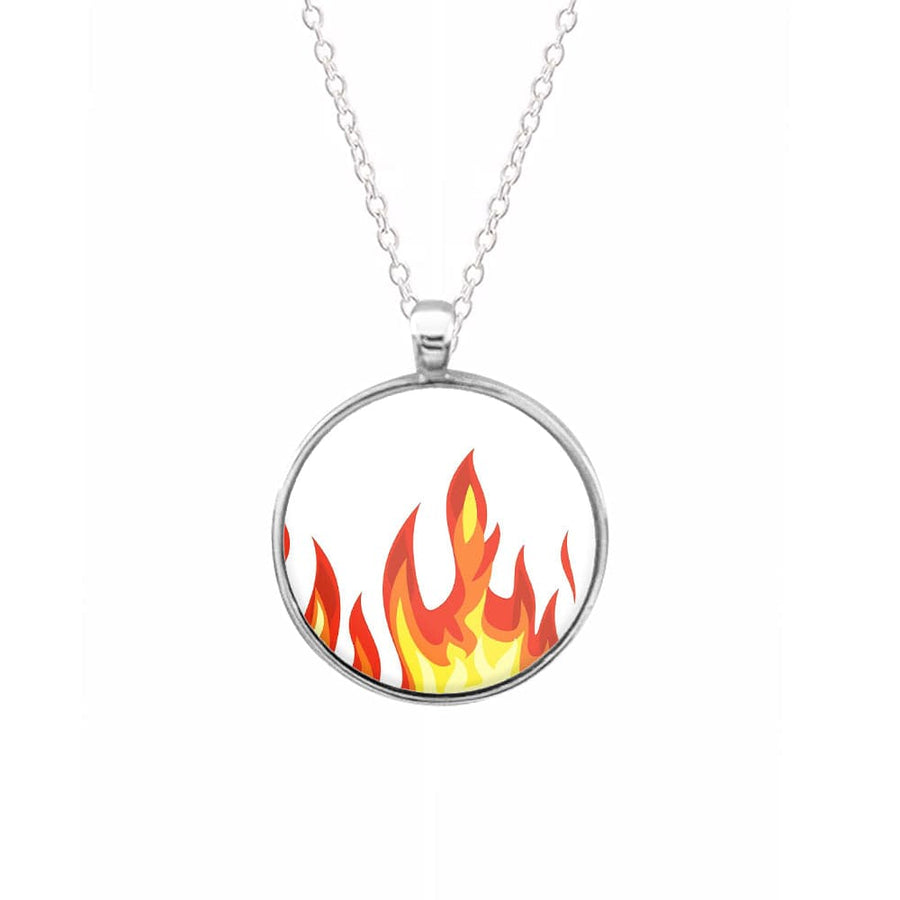 White Flame Necklace