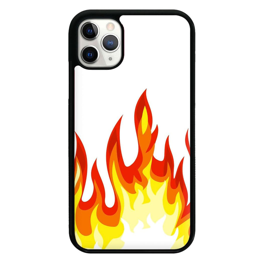 White Flame Phone Case