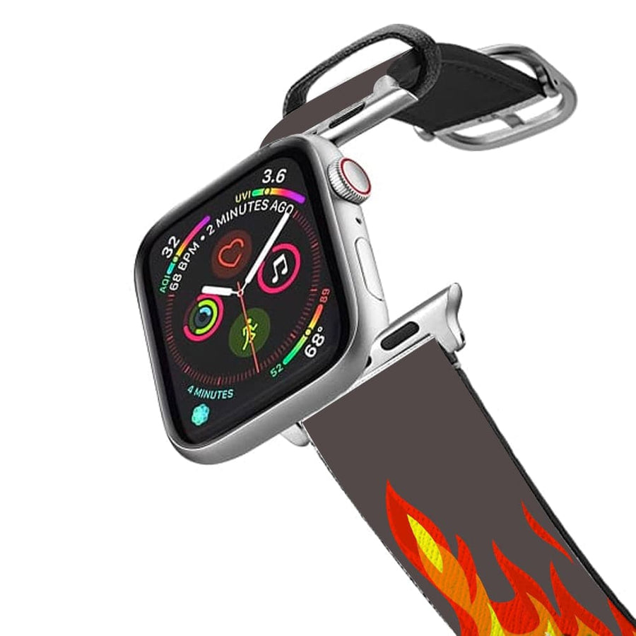Grey Flame Apple Watch Strap