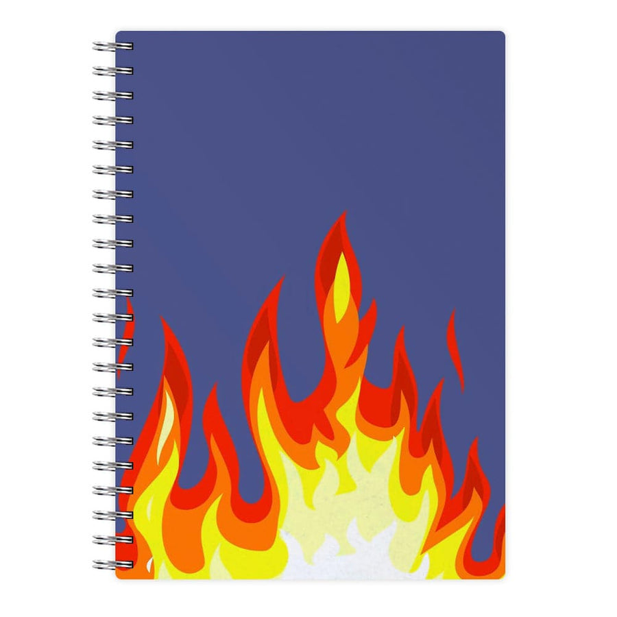Dark Blue Flame Notebook