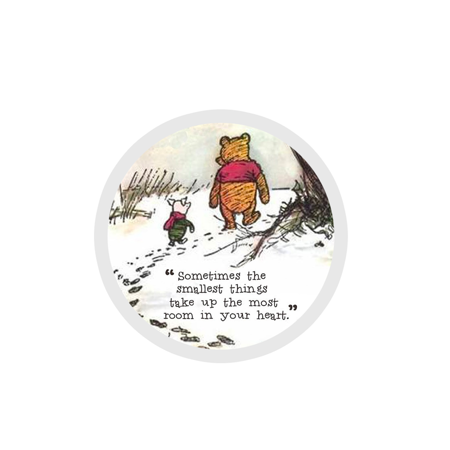 Sometimes The Smallest Things - Winnie The Pooh Sticker