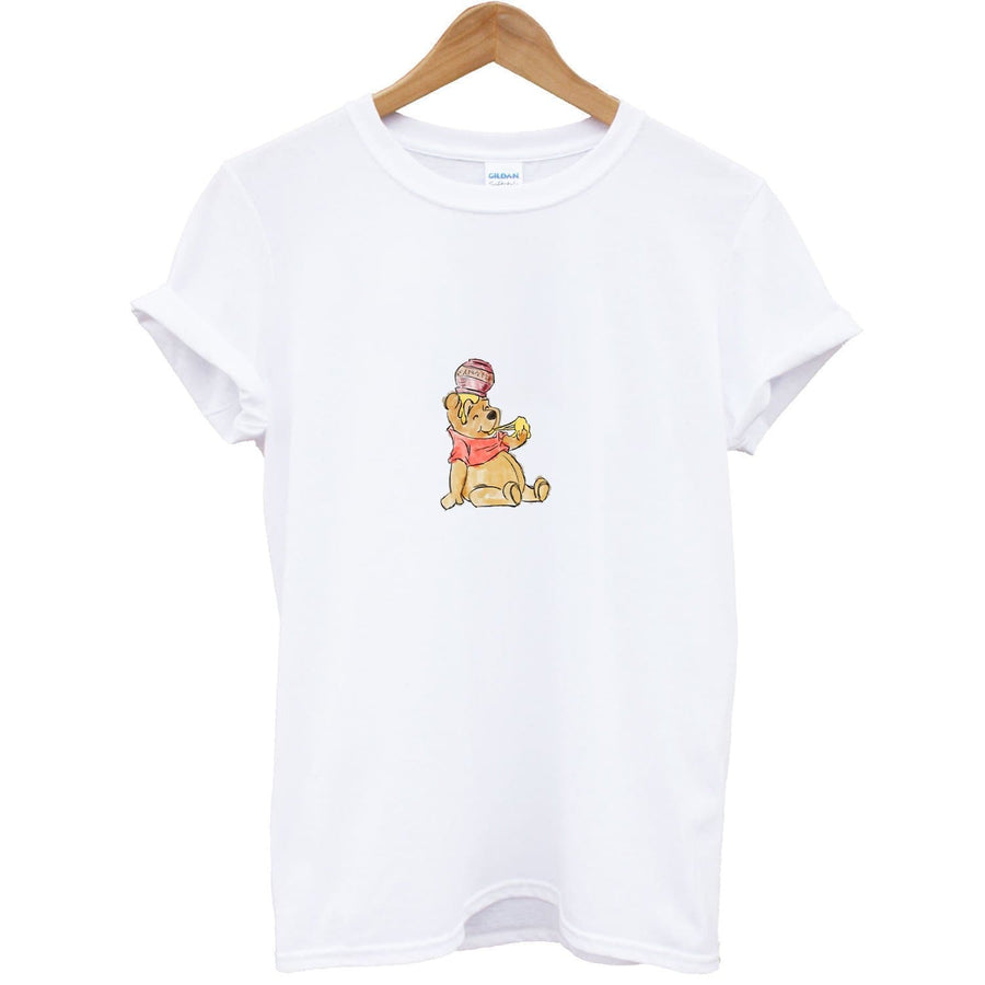 Winnie The Pooh Sketch - Disney T-Shirt