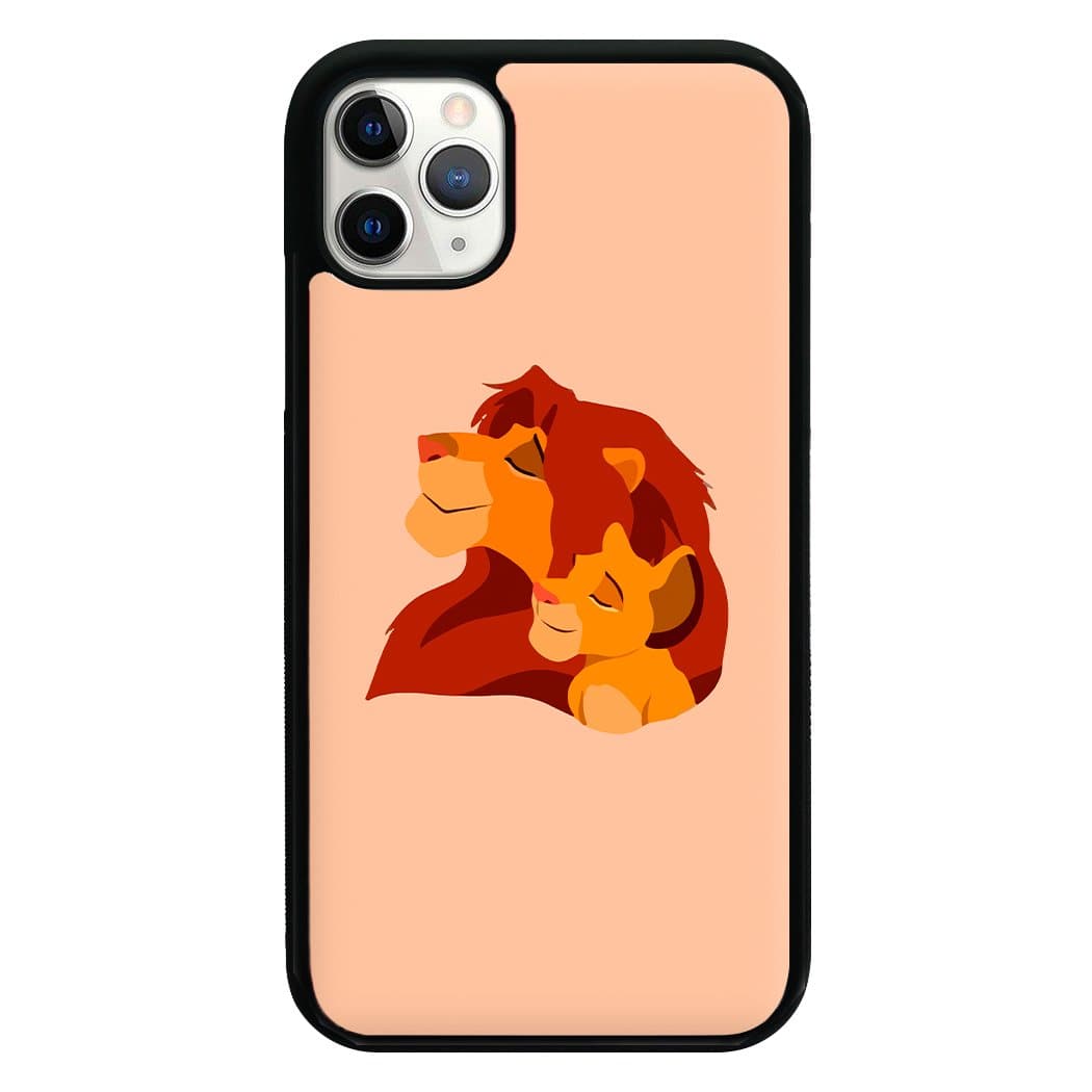 Lion King And Cub - Disney Phone Case